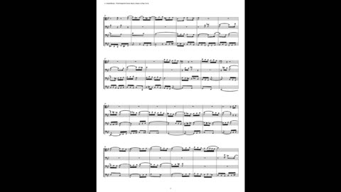 J.S. Bach - Well-Tempered Clavier: Part 2 - Fugue 11 (Trombone Quartet)