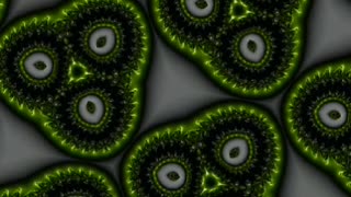 Green Black and Gray Fractal w/Kaleidoscopic Effect 4.9.23.8