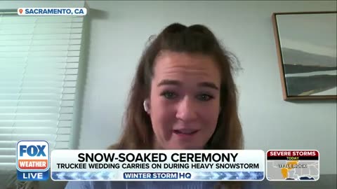 California Couple Ties The Knot In Truckee Despite Blizzard