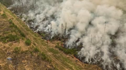 Crews in British Columbia respond to wildfires