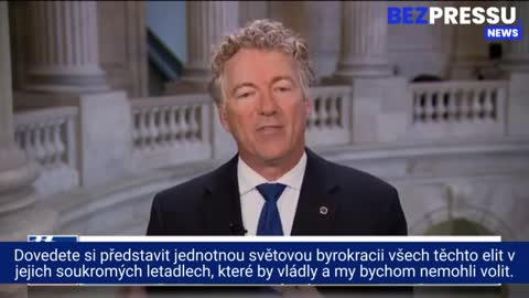 O nebezpečí jediné světové vlády hovoří Rand Paul