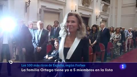 LISTA FORBES: AMANCIO y SANDRA ORTEGA, DEL PINO y JUAN ROIG, otra vez los MÁS RICOS de España | RTVE