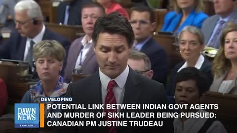 Canadian PM Justin Trudeau Links India To Hardeep Singh Nijjar’s Death _ Dawn News English