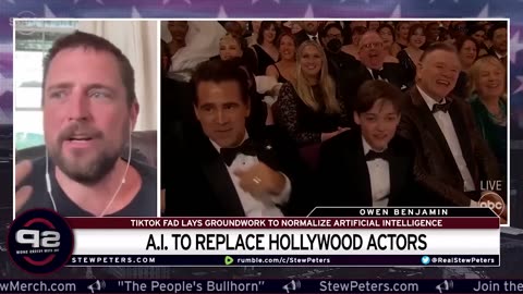 Comedian Owen Benjamin On The Stew Peters Show! Hollywood Actors To Be Replaced With A.I.?
