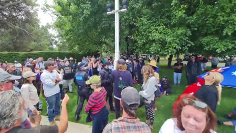LIVE FROM CANBERRA: Governor General Protest 07/02/2022 Video 3 of 4