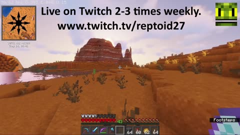 Reptoid is Live on Twitch 2-3 times a week! Come chat.