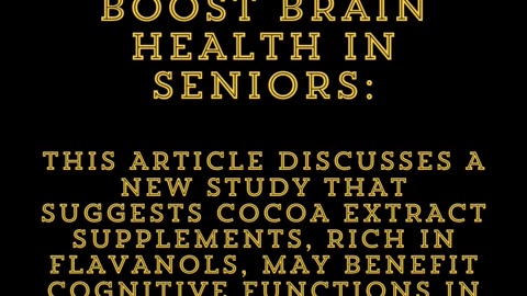 Trending Today in the NEWS for Seniors 12-11-23