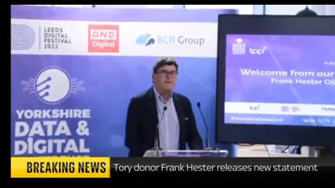 #BREAKING NEWS Tory donor Frank Hester has relea....