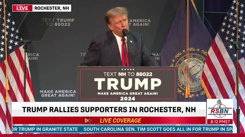 FULL SPEECH: President Trump to Deliver Remarks in Rochester, New Hampshire - 1/21/24