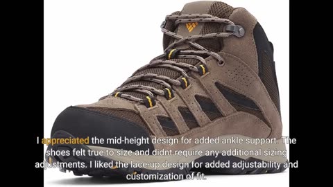 Real Comments: Columbia Men's Crestwood Mid Waterproof Hiking Shoe