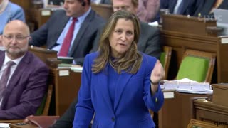 Freeland: "Canadians understand ... that the global economy is in the midst of a green transition."