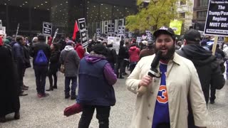 Fleccas Talks Interviews ANTIFA Supporters Protesting in Chicago