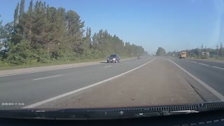 Near Miss On The Highway