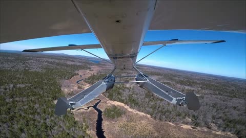 Cessna 180 float flying 2020