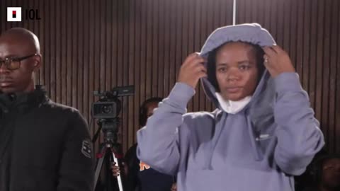 Watch: Dr Nandipha reveal her Face in Court with her Father