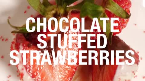 Chocolate Stuffed Strawberries