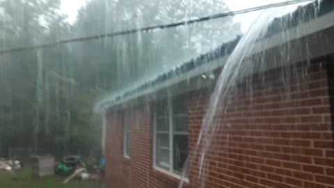 VERY heavy downpour in Georgia