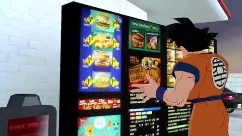 Goku vs Vegeta BUT its at McDonalds Pt 1