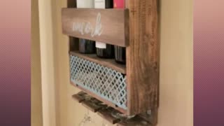 Wall Mounted Wine Rack by Off the Vine Designs
