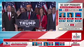 BREAKING: Trump Declares Victory in the South Carolina GOP primary 2024!