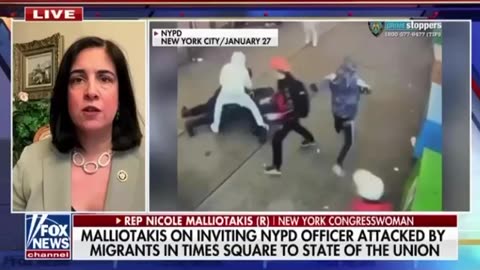 (3/2/24) Malliotakis invites Lt. Ben Kurian, officer assaulted by migrants, to State of the Union