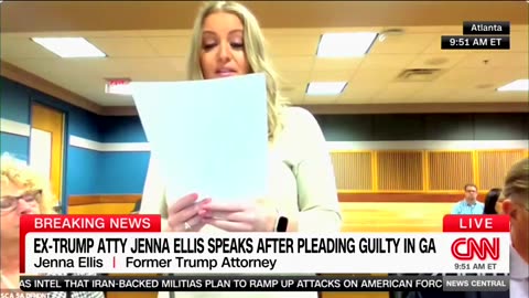 Jenna Ellis cries during testimony
