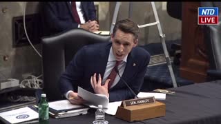 Josh Hawley EXPLODES on Chris Wray Over the FBI's Targeting of Conservatives