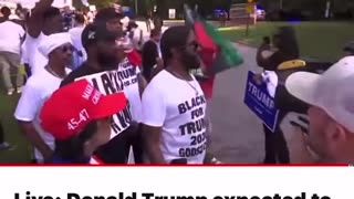 Blacks for Trump- "I don’t need to see Trump, I need to defend Trump"