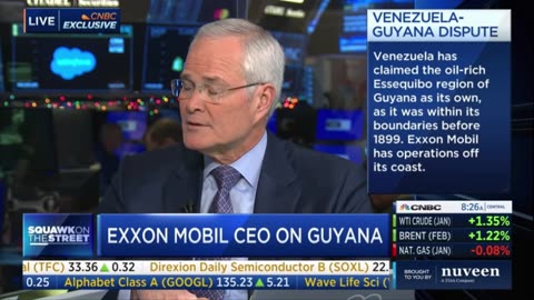 Exxon Mobil CEO weighs in on Guyana