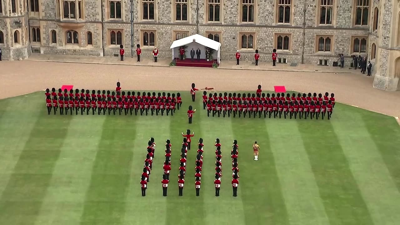 King Charles welcomes Biden to Windsor Castle