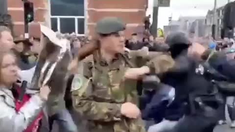 Dutch Police Attacked Military Veterans Protecting Citizens Protesting the State Covid Measures