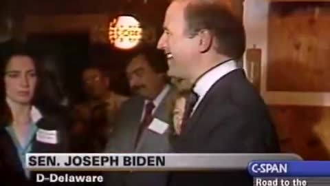 Campaigning in New Hampshire, Biden's Lies End His Run For The Presidency 1988