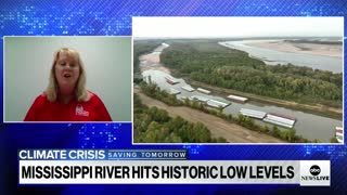 Historic Mississippi River drought brings low water levels