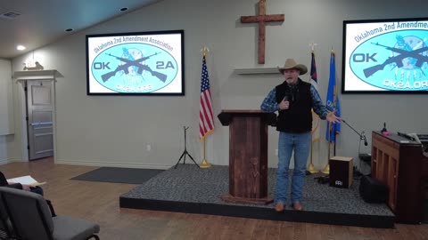 Canadian County Sheriff Chris West @ OK2A meeting 3-9-24