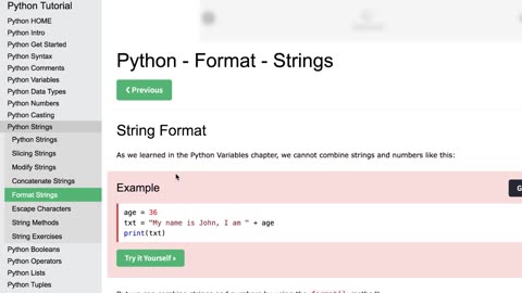 Python Coding for beginners 14 String Concatination & Formatting