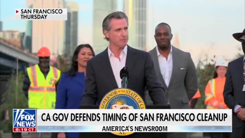 Newsom Admits San Fran cleaned up because IMPORTANT PEOPLE (Dictator Xi) Visiting