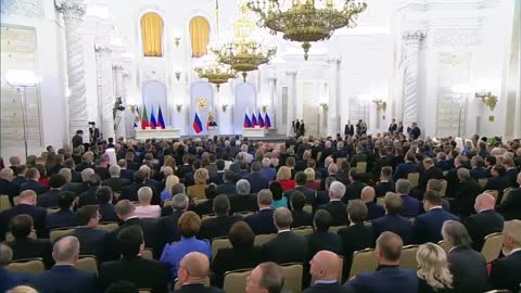 Vladimir Putin speech on the annexation of the occupied Ukrainian territories [English Subtitles]
