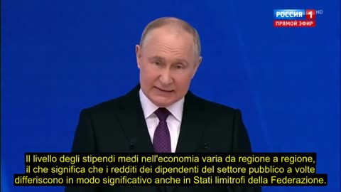 Discorso Annuale del Presidente Russo Vladimir Putin Sullo Stato della Nazione 29/02/2024