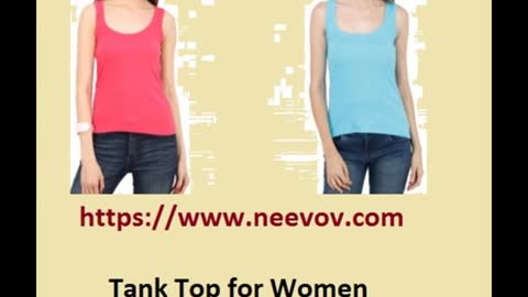 Womens Black Colour Tank Tops
