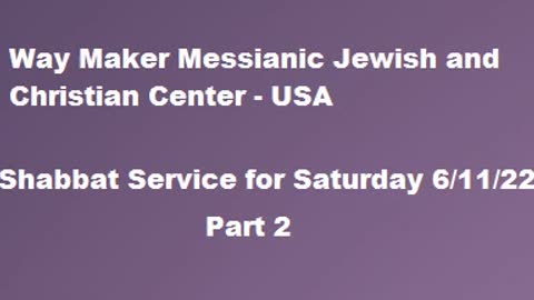 Parashat Nasso or Naso - Shabbat Service for 6.11.22 - Part 2