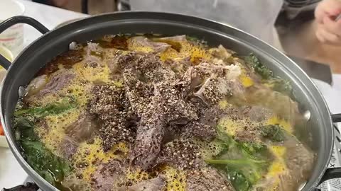 Korean goat soup