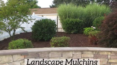 Mulching Boonsboro Maryland Landscape