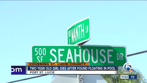 2-year-old girl drowns in Port St. Lucie
