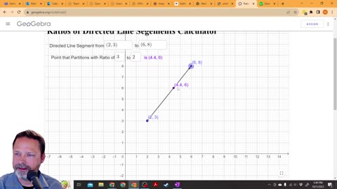 Section 3.5 Ratios of Directed Line Segments