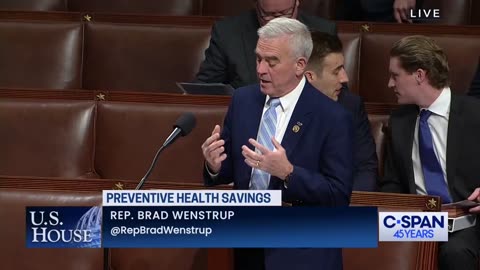 Wenstrup Delivers Remarks in Favor of the Michael C. Burgess Preventative Health Savings Act