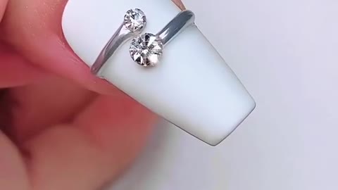 Diamond ring manicure