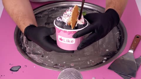 ice cream recipe asmr with coka cola, ice cream asmr