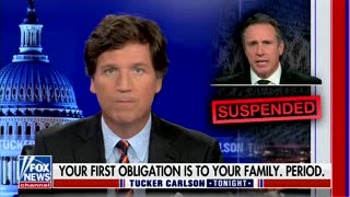 Tucker Carlson HILARIOUSLY Eulogizes Chris Cuomo's Career