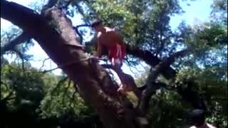 Rope Swing Fail