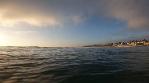 2022 __ September Sunset __ Oceanside, CA __ Bodyboarding POV